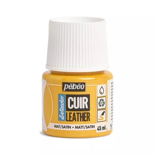 Setacolor Leather Matt-Satin Paint - Sunflower Yellow (n°03) x45ml