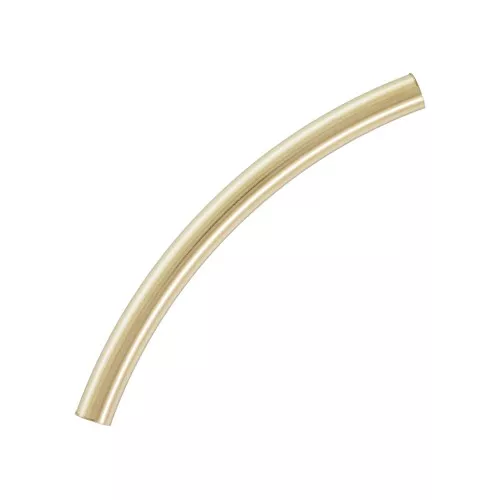 Curved tube 25x2 mm - Gold filled x1