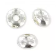 Sterling Silver Spacer beads 4,4x2,9mm x10
