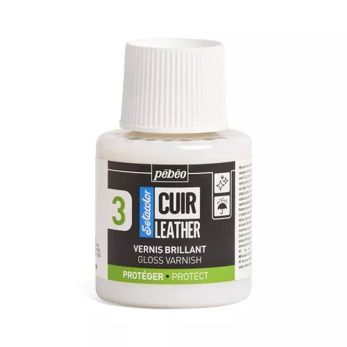 Gloss varnish for Setacolor Leather paint x110ml