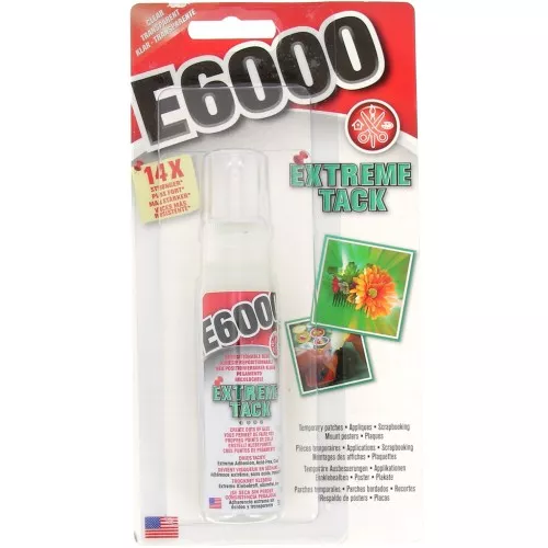 E-6000 Extreme Tack - Repositionable glue - Clear x59ml