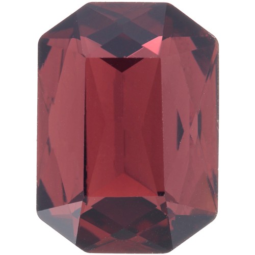 18x13mm Aurora A4627 octogone Cabochon - Burgundy x1