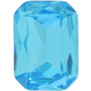 18x13mm Aurora A4627 octogone Cabochon - Aquamarine x1|raw }}