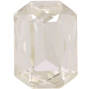 18x13mm Aurora A4627 octogone Cabochon - Crystal Silver Shade x1