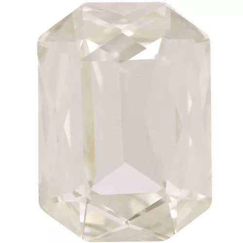 18x13mm Aurora A4627 octogone Cabochon - Crystal Silver Shade x1