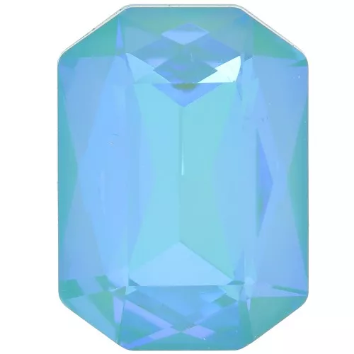 18x13mm Aurora A4627 octogone Cabochon - Crystal Summer Blue Delite x1