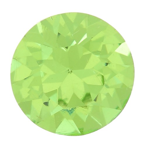 6mm round Aurora Cabochon A1088 - Peridot x1