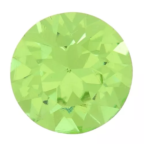 6mm round Aurora Cabochon A1088 - Peridot x1