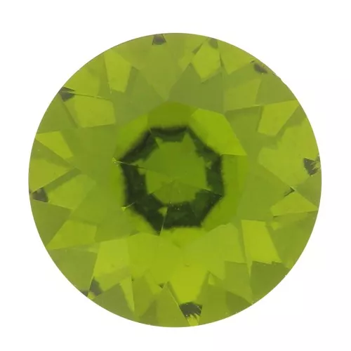 6mm round Aurora Cabochon A1088 - Olivine x1