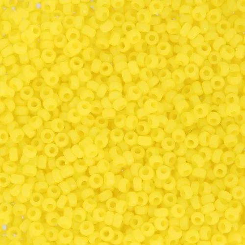 Miyuki Seed beads 15/0 404 - Opaque Yellow x8g