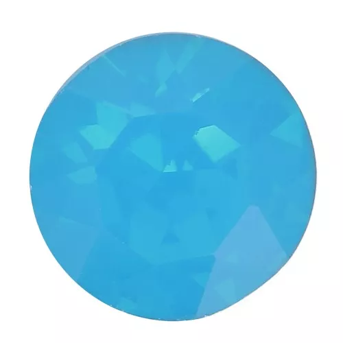 6mm round Aurora Cabochon A1088 - Caribbean Blue Opal x1