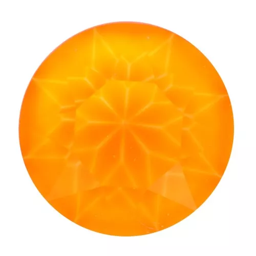 6mm rond Aurora A1088 Cabochon - Crystal Electric Orange x1