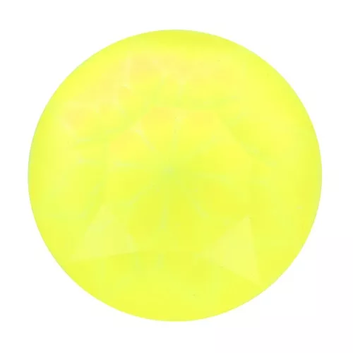 6mm rond Aurora A1088 Cabochon - Crystal Electric Yellow x1