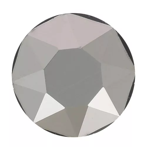 6mm round Aurora Cabochon A1088 - Jet Hematite x1