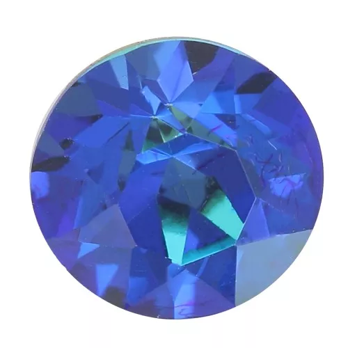 6mm round Aurora Cabochon A1088 - Crystal Bermuda Blue x1