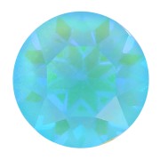 6mm round Aurora Cabochon A1088 - Crystal Summer Blue Delite x1