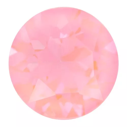 6mm round Aurora Cabochon A1088 - Crystal Peach Delite x1