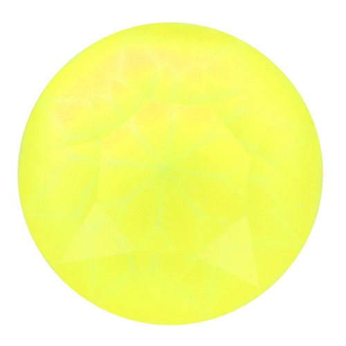 8mm Aurora A1088 Round cabochon - Crystal Electric Yellow x1