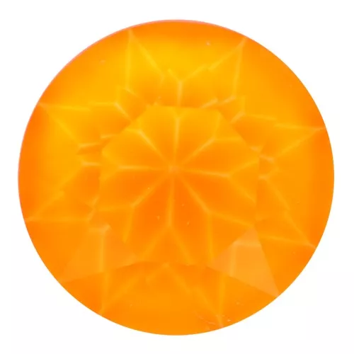 8mm Aurora A1088 Round cabochon - Crystal Electric Orange x1