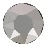 8mm Aurora A1088 Round cabochon - Jet Hematite x1