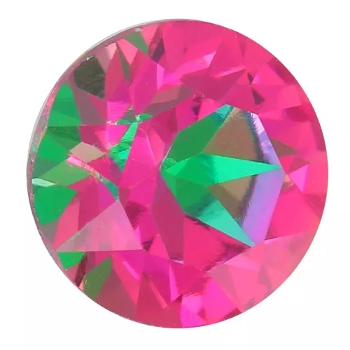 8mm Aurora A1088 Round cabochon - Crystal Heliotrope x1