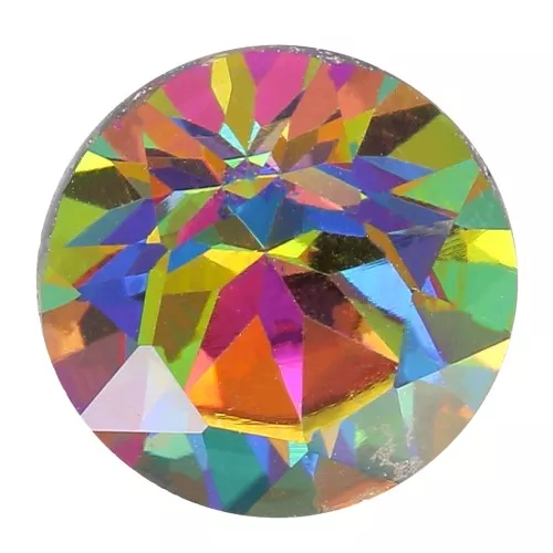 8mm Aurora A1088 Round cabochon - Crystal Volcano x1