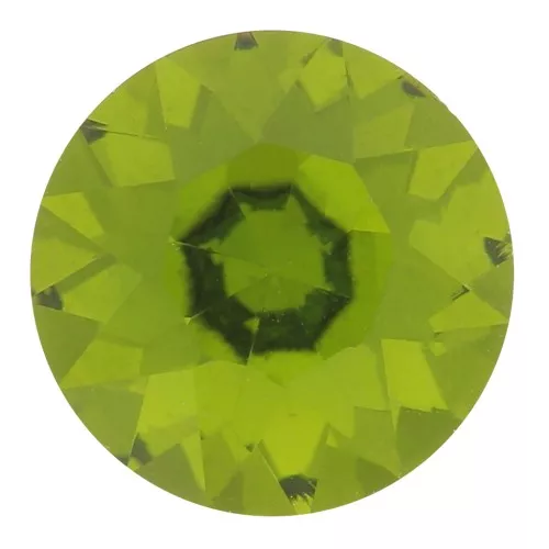 8mm Aurora A1088 Round cabochon - Olivine x1
