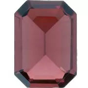 14x10mm step cut octagone Aurora A4610 Cabochon - Burgundy x1