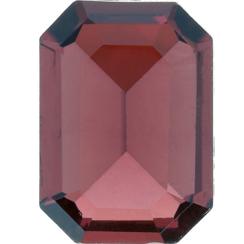 14x10mm step cut octagone Aurora A4610 Cabochon - Burgundy x1