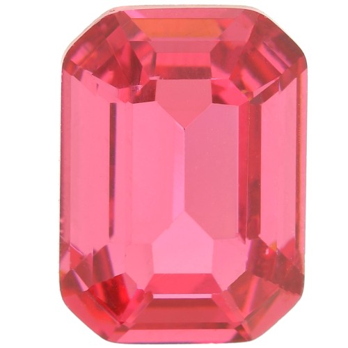 14x10mm step cut octagone Aurora A4610 Cabochon - Rose x1