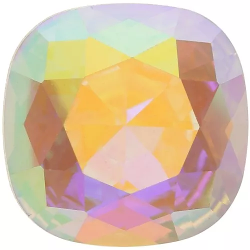 12mm Aurora square cabochon A4470 - Crystal AB x1