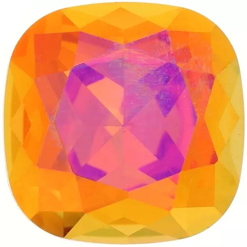 12mm Aurora square cabochon A4470 - Crystal Astral Pink x1