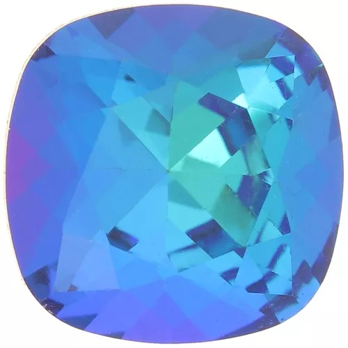 12mm Aurora square cabochon A4470 - Crystal Bermuda Blue x1