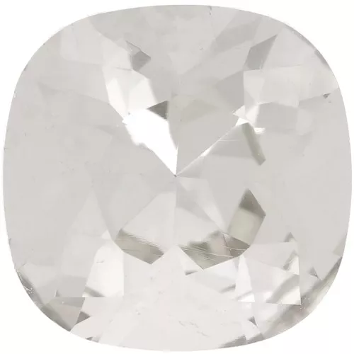 12mm Aurora square cabochon A4470 - Crystal Silver Shade x1