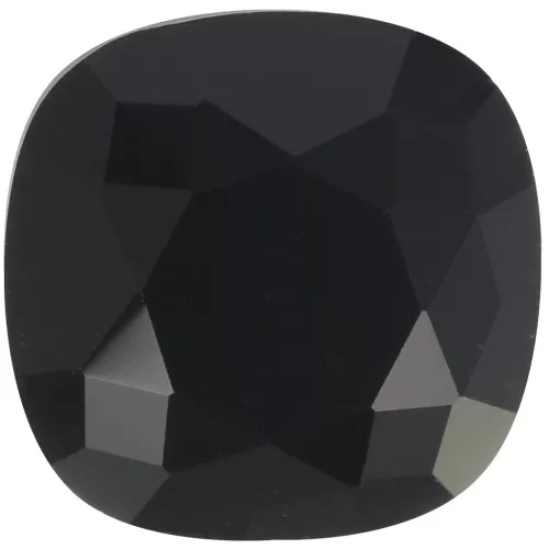 12mm Aurora square cabochon A4470 - Jet x1