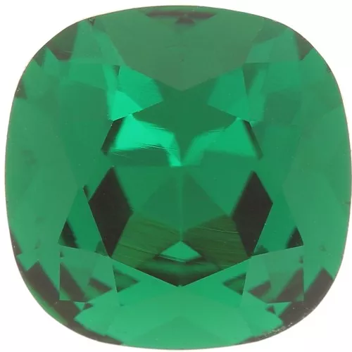 12mm Aurora square cabochon A4470 - Emerald x1