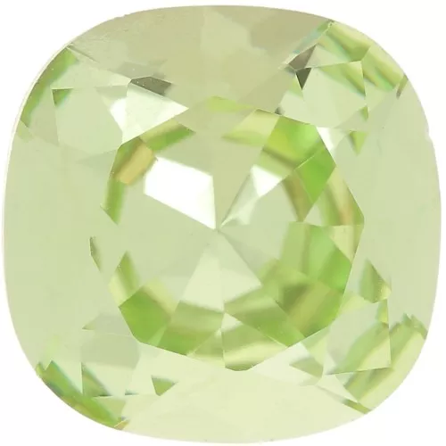 12mm Aurora square cabochon A4470 - Chrysolite x1