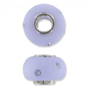 Polaris Rhinestones bead with big hole  14mm Lavender x1|raw }}