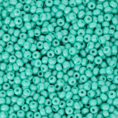 Preciosa Seed Beads 11/0 2 mm - Permalux Mint Green x 20 g