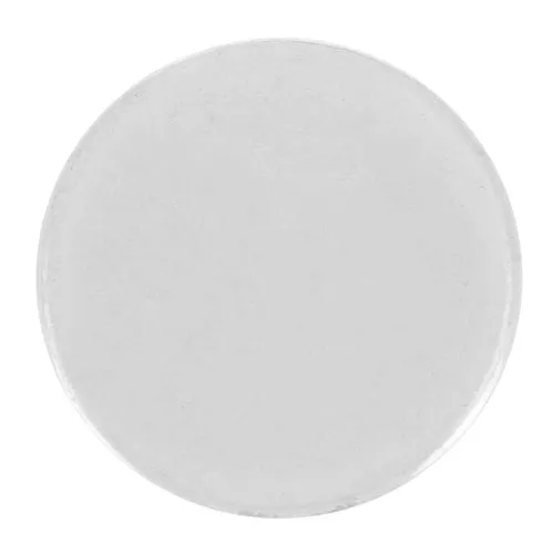 925 Sterling Silver Round plate - 12mm disc - 0.8mm thickness x1