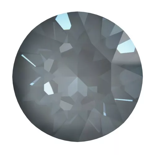 6mm PureCrystal Cabochon 1088 - Crystal Dark Grey Ignite x1