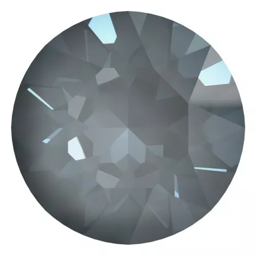 8mm Cabochon PureCrystal 1088 - Crystal Dark Grey Ignite x1