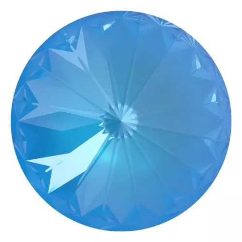 12mm PureCrystal Rivoli Cabochon 1122 - Crystal Electric Blue Ignite x1