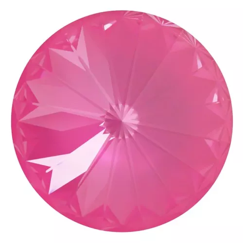12mm PureCrystal Rivoli Cabochon 1122 - Crystal Electric Pink Ignite x1