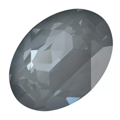 14x10mm Cabochon PureCrystal 4120 - Crystal Dark Grey Ignite x1