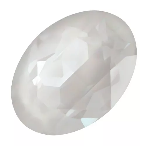 14x10mm Cabochon PureCrystal 4120 - Crystal Electric White Ignite x1