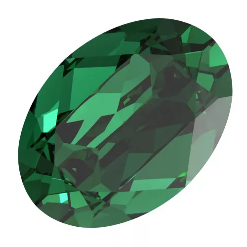14x10mm Cabochon PureCrystal 4120 - Majestic Green x1