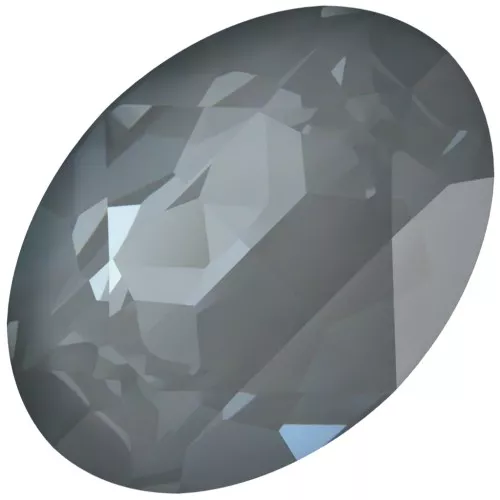 18x13mm Cabochon PureCrystal 4120 - Crystal Dark Grey Ignite x1