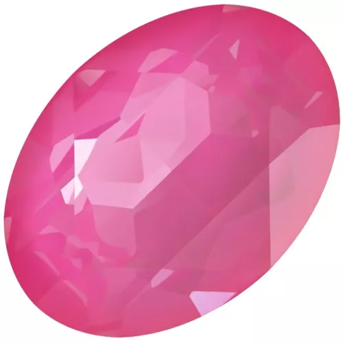 18x13mm PureCrystal 4120 Cabochon - Crystal Electric Pink Ignite x1