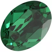 18x13mm PureCrystal 4120 Cabochon - Majestic Green x1